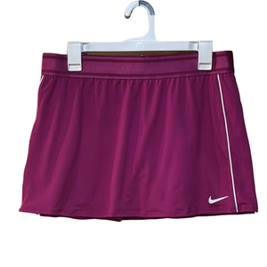 Nike Fuchsia Tennis Skort with White Trim